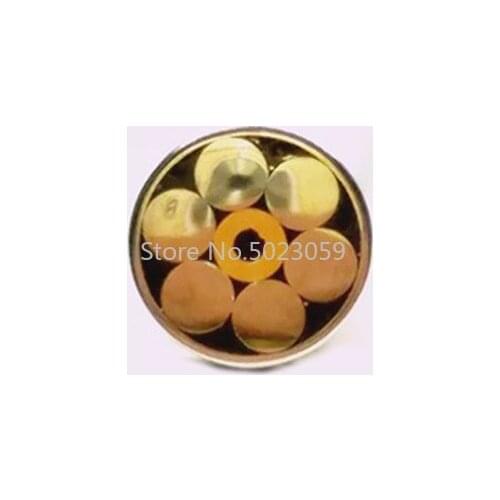 4mm diameter DIY Knife shank Mosaics Pin Rivets 9cm length nail Brass tube+steel tube #404