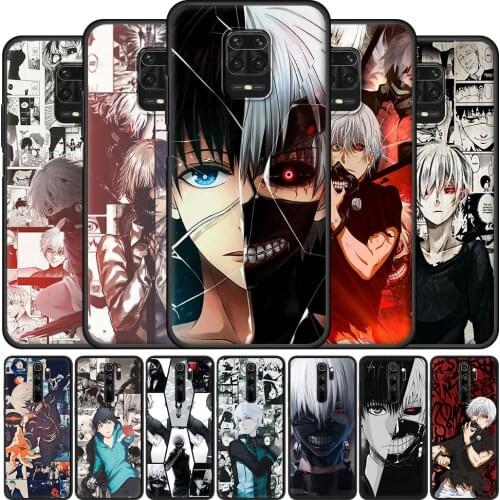 Cosplay ​Anime Tokyo Ghoul Ken Kaneki Case For Xiaomi Redmi Note 9S 9 8 7 10 Pro 8T 9C 9A 8A Soft Black Silicone Phone Cover Sac