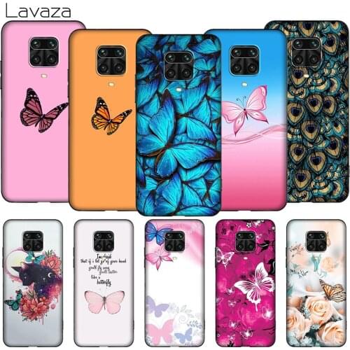 Lavaza K34 Butterfly On The Cat Nose TPU Soft Case for Redmi Note 5 6 6A 7 7A 8 8T 8A 9 9A 9C 9S K20 K30 Poco X2 Pro Max