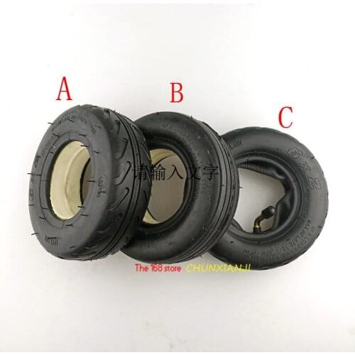 6 Inch 6X2" Tire and Inner Tube Set 6x2 Solid Tyre Fit for Fastwheel F0 Electric Scooter Wheel Chair Truck Trolley Cart