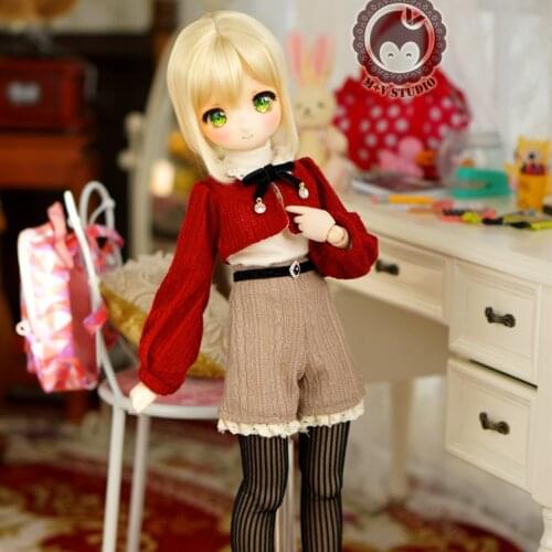 Bjd doll clothes coat sweater pants socks Suit for MDD 1/4Autumn winter wear cute Dress dolls accessories