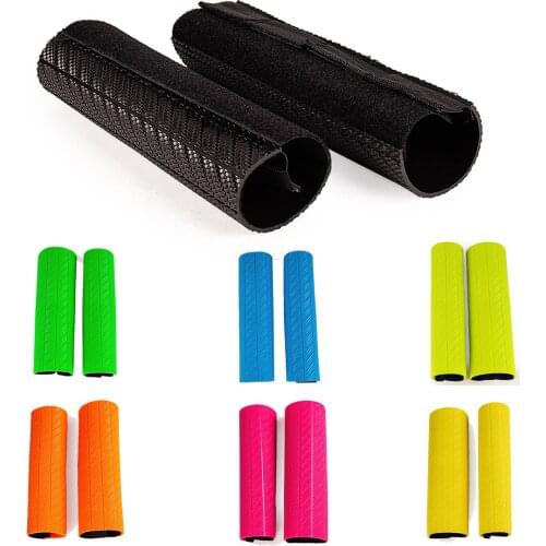 Front Fork Protector Shock Absorber Guard Wrap Cover Skin For Motorcycle Motocross Pit Dirt Bike YZF250 CRF250 CRF450 Universal