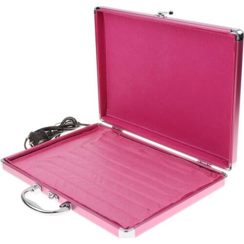 Portable Hot Stone Warmer, Professional Spa Massage Hot Stone Heater for 24 Pcs Rock Stones ,33.7 x 24 x 4.2cm