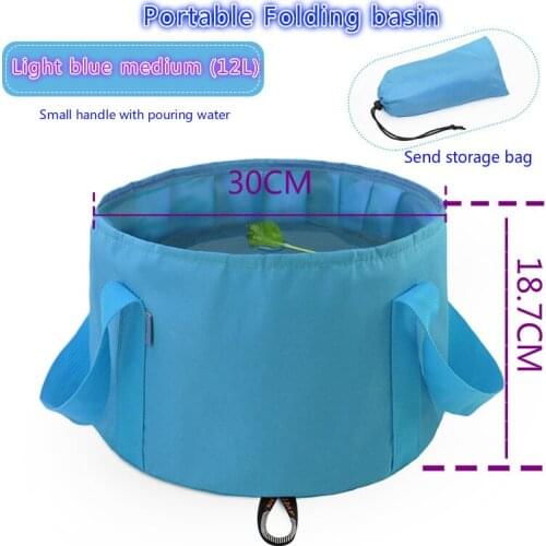 Portable collapsible washbasin travel bubble bag laundry tub outdoor wash foot bucket wash basin outdoor equipment