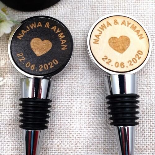 Custom Engraved Bottle Stopper,Personalised Wine Bottle Stopper,Personalized Anniversary Gift,New Home Gift ,Wedding Gift