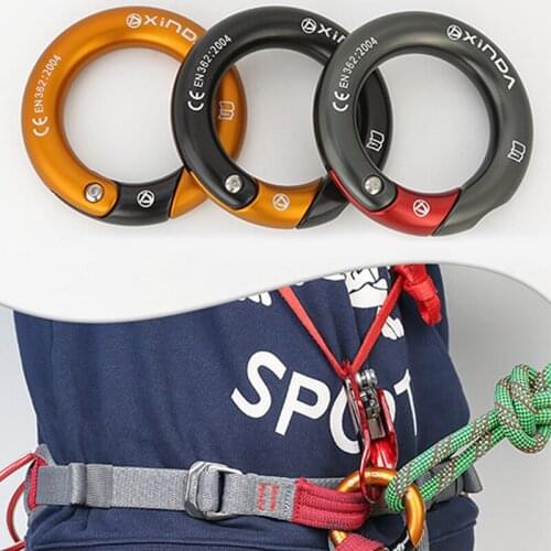 Climbing Accessories Detachable Equipment Connecting Ring Uniform Force Seat Belt Load-bearing Ring Climbing Ring Lock