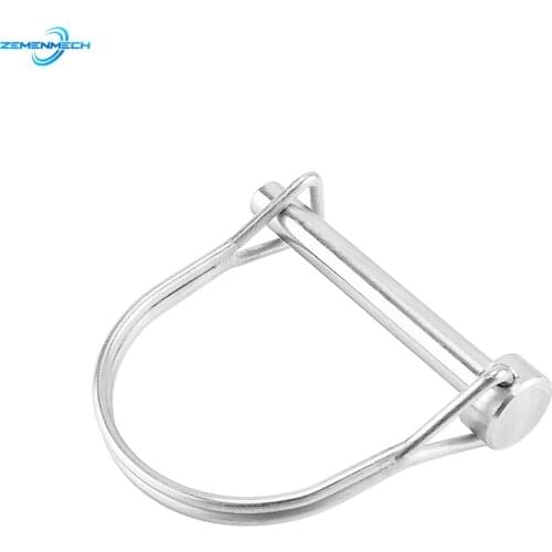 316 Stainless Steel PTO Pin Round Arch Wire Shaft Locking Lock Pin Safety Coupler Retainer Farm Trailers Wagons Lawn Garden