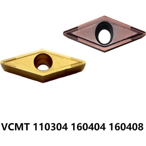 10pcs VCMT110304 VCMT160404 VCMT160408 UE6110 JS550 NX2525 UE6020 US735 VP15TF AP25N Lathe Cutter Carbide Inserts Turning Tools