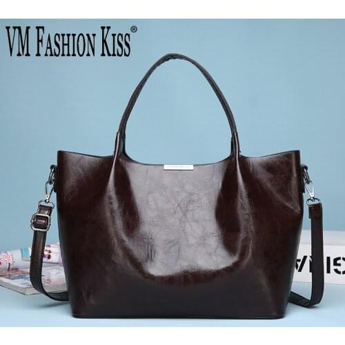 VM FASHION KISS Vintage Handbags For Women Female Messenger Bags Designer Crossbody Bags Ladies Hand Roomy Laptop Bag Purse
