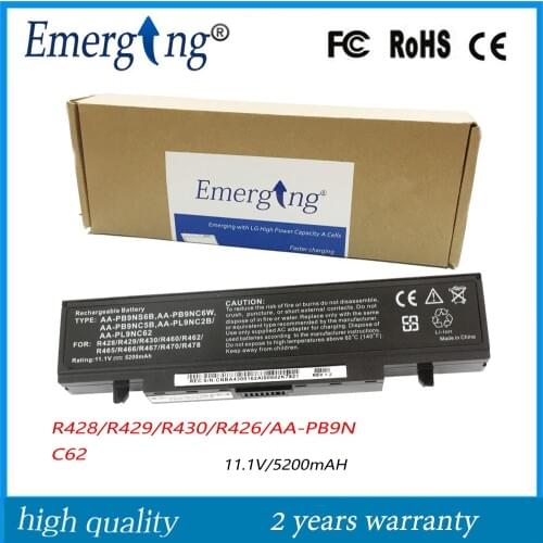 11.1v New Korea Cell Laptop Battery for Samsung R428 R429 R460 R439 R467 R468 R470 R440 AA-PB9NC6B AA-PL9NC2B AA-PB9NC5B