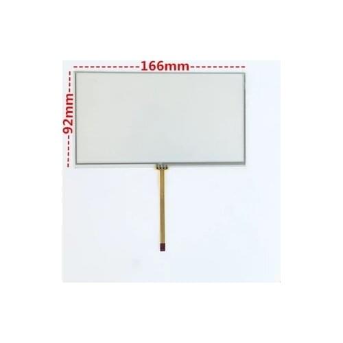 166*92 MM New 6.95 inch resistance Touch Screen 7 inch car DVD navigation touch screen 166mm*92mm