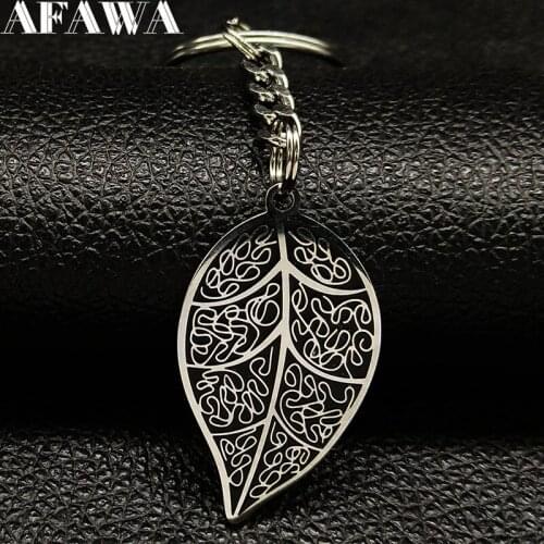 2021 Fashion Stainless Steel Car Keychain for Women Amigas Letter Black Keyring Jewelry keys accesorias K7766B