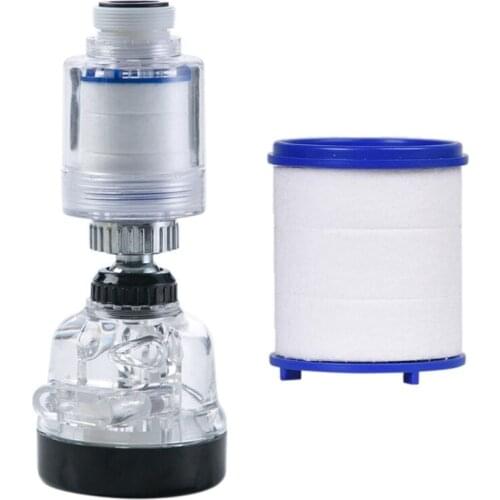 360 Degree Rotating Shower Faucet Splashproof Dechlorination Water Purify Three Gears Adjustable Water Saving Filter