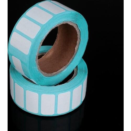 700pcs/Roll Office Supplies Blank Label Price Tag Direct Print Sticker Adhesive Thermal Label Sticker Paper 20*10m