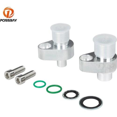 Car AC Compressor Adapter Fittings Billet Aluminum Gasket Sealing Rings Screw Set Fit for Denso 10S17F 10S20F LS Engine
