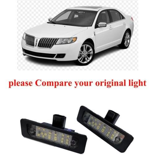 Car Accessories Special Car License Plate Lamp For Lincoln MKZ 2007-2011 zephyr 2006 mkx automotive goods car products