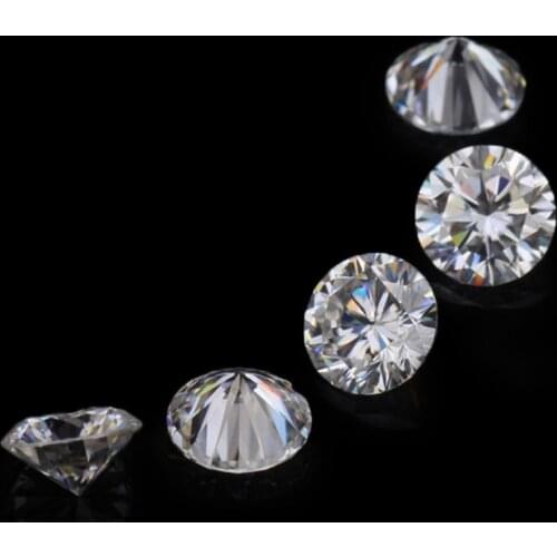 Free shipping Wholesale 1.7mm-2.5mm 10 pcs synthetic Moissanite DEF color various style White brilliant Cut Moissanite