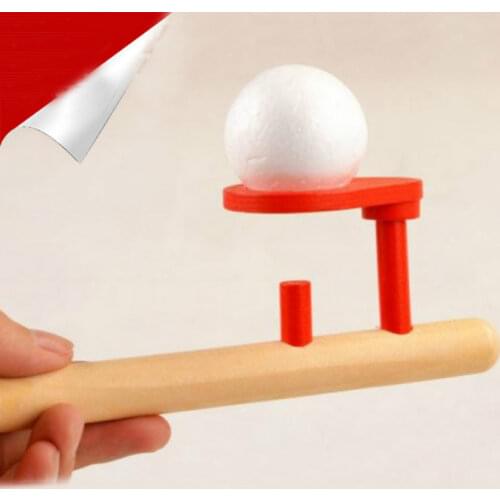 Children Blow Ball Toy Wooden Suspended Magic Blowpipe Fun Balance Training Puzzle Game Parent-child Interactive Board Game