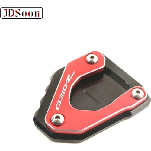For BMW G310GS G310R G310 R G310 GS 2017-2018 Motorcycle CNC Kickstand Foot Side Stand Extension Pad Support Plate Enlarge Stand