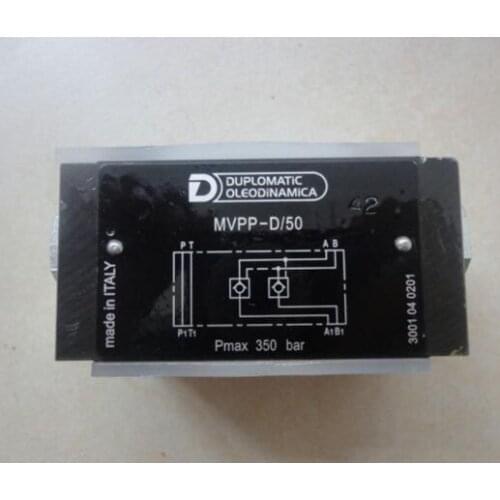 DUPLOMATIC Hydraulic valve MVPP-SA/50 MVPP-SB/50 MVPP-D/50 Stack valve Check valve made in ITALY Pmax 350 bar
