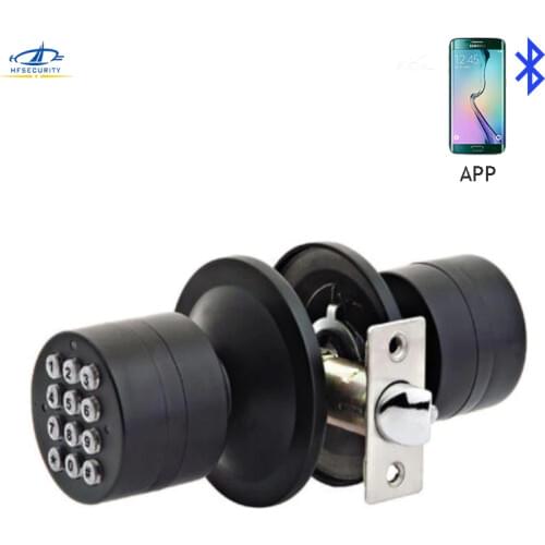 HFSECURITY Password Bluetooth Smart Lock Wireless Remote Control Phone APP Home Security Mini Metal BT Electronic Door Lock