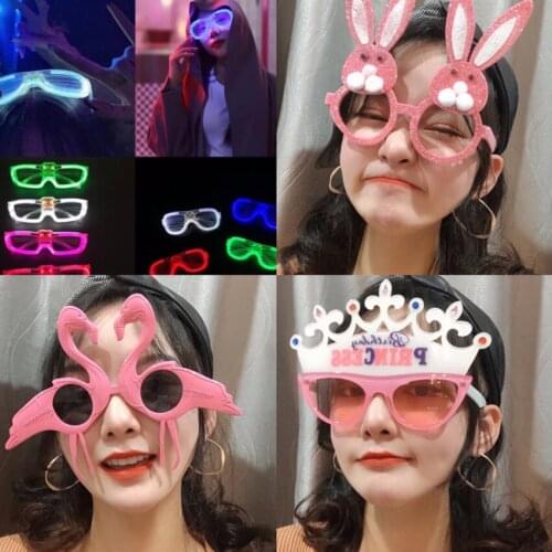 New party supplies decorations, cool creative styles, funny glasses, family gatherings holiday styles, party glasses decorations