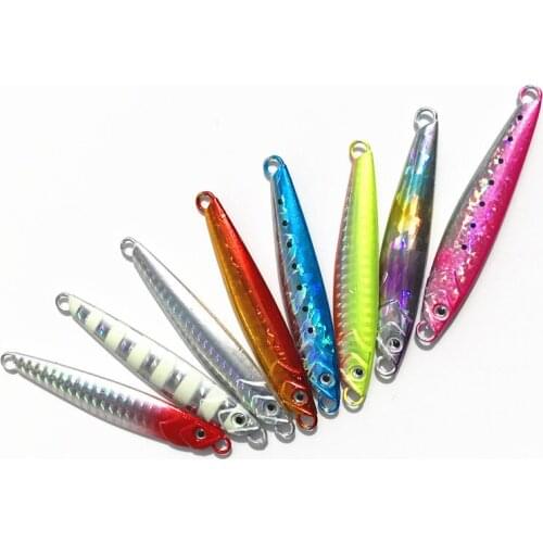 Fishing Artificial Lure Shore Jigs 24g/30g/40g/60g Casting Jigging Lures Hard Bait Decoys 1 Piece Sale