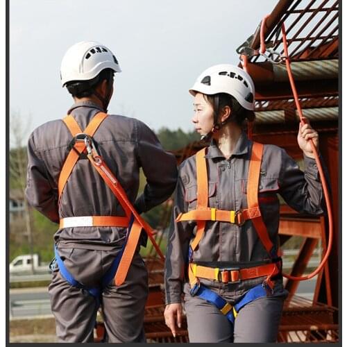 NEW Five-Point Safety Belt Aerial Worker Outdoor Construction Protection Waist Belt Safety Electrician Belt Rescue Survival Rope