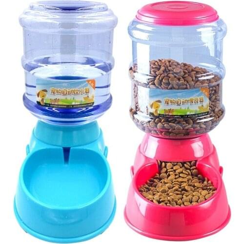3.5L Pet Automatic Feeder Dog Cat Drinking Bowl For Dog Water Drinking Cat Feeding Large Capacity Dispenser Pet Cat Dog