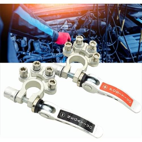 12v 6v 24v Boat Race Car UTV Tractor Truck Toolless Quick Disconnect Battery Main Cable Post Terminal Shut-off Connectors New