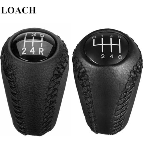 Leather 56Speed Gear Shift Knob for MAZDA 3 BK BL 5 CR CW 6 II GH CX-7 ER MX-5 NC III MT Pen Gearknob Arm Stick Headball Shifter
