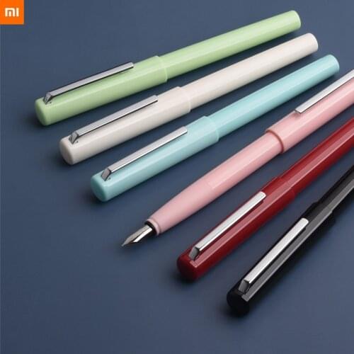 New xiaomi kaco Fountain Pen EF nib with Ink Bag Storage Bag Calligraphy pen adult writing learning office stationery business