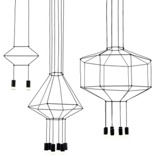 Nordic Pendant Lights Vintage for Dining Area Living Room Villa Nordic Wireflow Lobby Staircase Long Hanging Lamps Ceiling