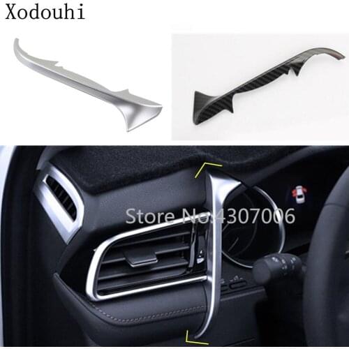 Car Inner Garnish Dashboard Trim Front Left Stick Air Conditioning Outlet Vent For Toyota New Camry XV70 2017 2018 2019 2020