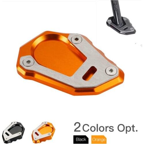 Motorcycle Kickstand Side Stand Plate Extension For KTM 790 Adventure R 2018 2019 2021 For KTM 790 Aluminum Anodized Stand Foot