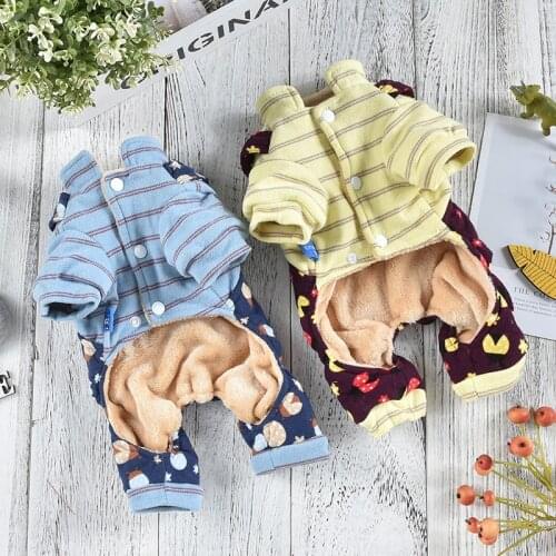 Winter Dog Clothing four leg Warm Dog Jumpsuit Outfit Garment Puppy Apparel Yorkies Bichon Pomeranian Poodle Schnauzer Clothes