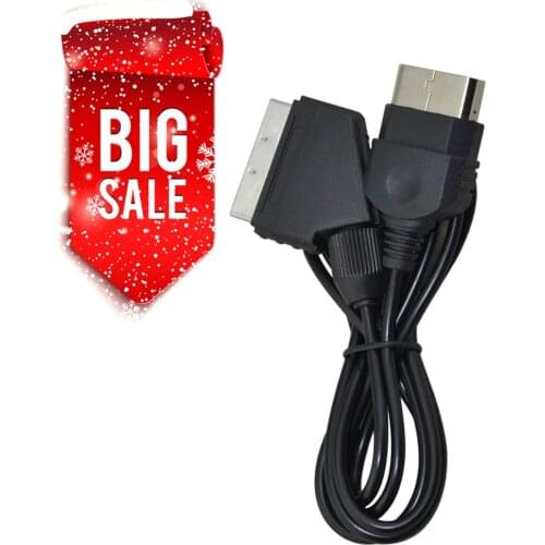 1.8M Audio Video AV Scart Cable for Xbox Console