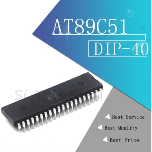 1PCS AT89C51 AT89C51-24PI 851 DIP-40