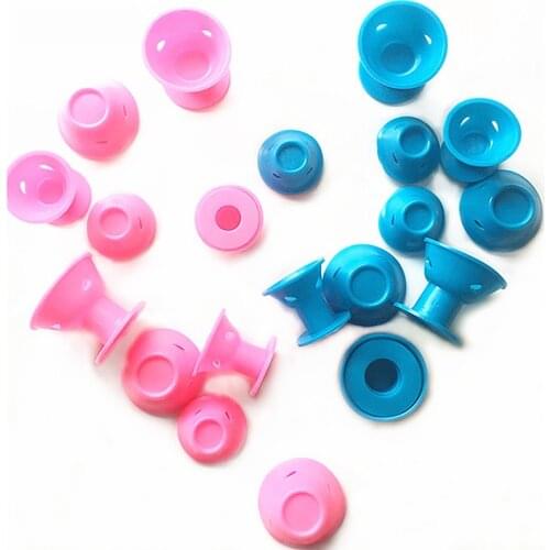 20/30/40pcs Silicone Hair Curler Magic Hair Care Roller Soft Rubber Twist Hair Sleeping Curling Styling DIY Tool No Clip No Heat
