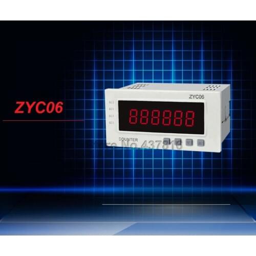 6-digit LCD Digital Display Counters Electronic Cumulative Counter Power off Memory up to 10years ZYC06