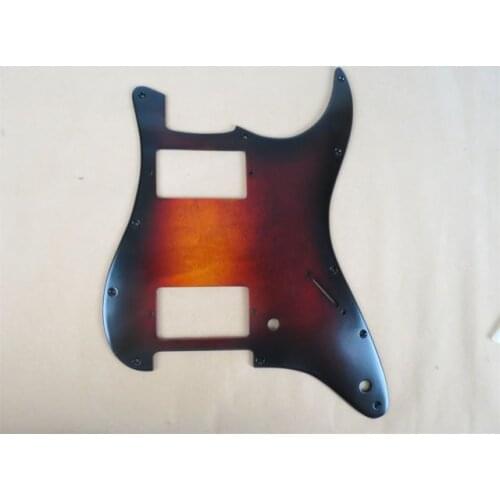 Brand 1PCS Spalted Maple Strat Pickguard HH #3855