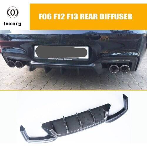 F06 F12 F13 M6 Carbon Fiber Rear Diffuser for BMW F06 F12 F13 640i 650i M-tech M-Sport & M6 Bumper 2012 - 2016