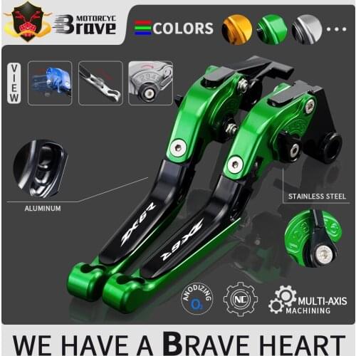 For KAWASAKI ZX6R / ZX636R / ZX6RR 2000 2001 2002 2003 2004 Motorcycle CNC Adjustable Folding Extendable Brake Clutch Levers