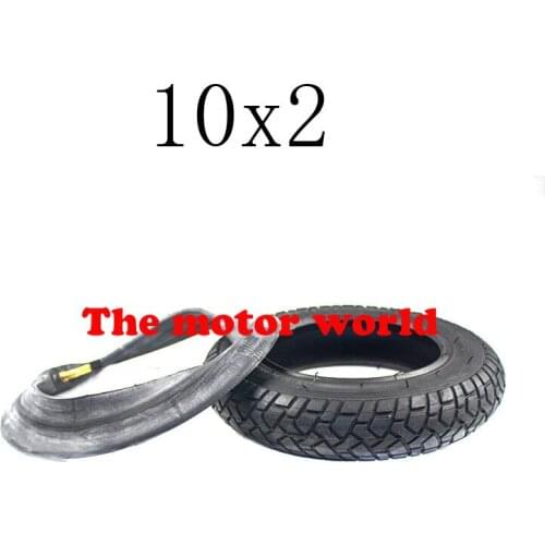 Good Quality 10x2 Inch Rubber Tire with Inner Tube 10x2(54-152) Tire for Electric Scooter Bike Refit Motorcycle Parts