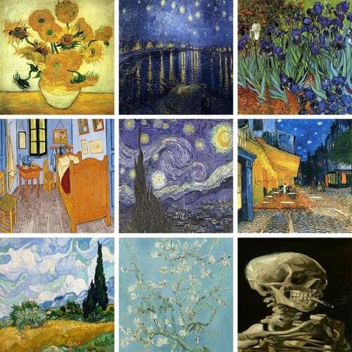 Great Painter Vincent van Gogh 30x40CM 5D DIY Diamond Painting Full Round Diamond Painting Embroidery Sale Rhinestones Pictures