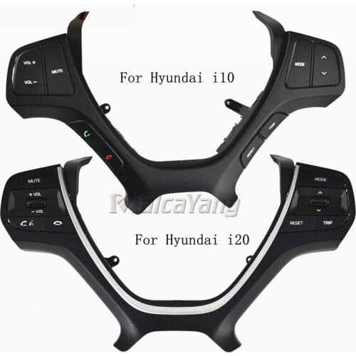 Steering Wheel Control Button Switch For Hyundai i10 2014-2017 i20 2015-2018 Car steering wheel control buttons Car styling