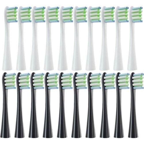 10 Pcs Replacement Brush Heads for Oclean X/ X PRO/ Z1/ F1/ One/ Air 2 /SE Sonic Electric Toothbrush Soft DuPont Bristle Nozzles