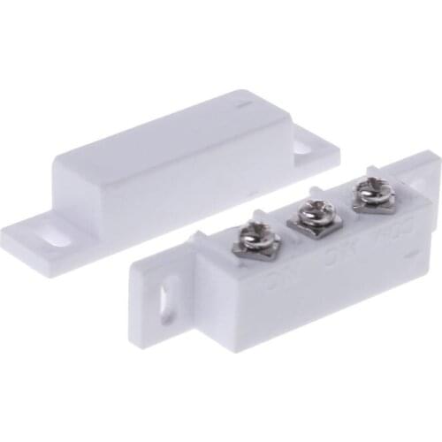 NC NO Magnetic Contact Switch Door Sensor Wired Metal Roller Shutter Door Home Alarm System