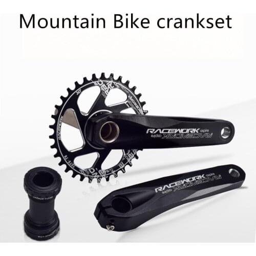 Crankset MTB Bicycle Crankset Chainwheel Bicycle Parts MTB Cranks 170MM Crank Arms For Bicycle 32T 34T 36T 38T MTB Parts