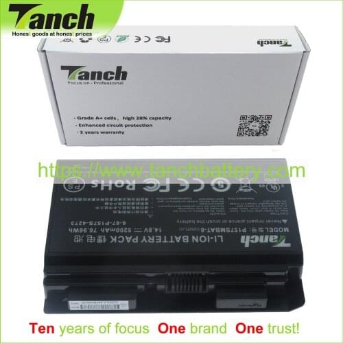 Tanch Laptop Battery for CLEVO 6-87-P157S-4273 P157SM P177SM K780S K780E X611-880M -A X811-980M EON15-S 14.8V 8cell